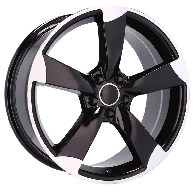 4 jantes 8.5 19 5x112 design audi noir brillant