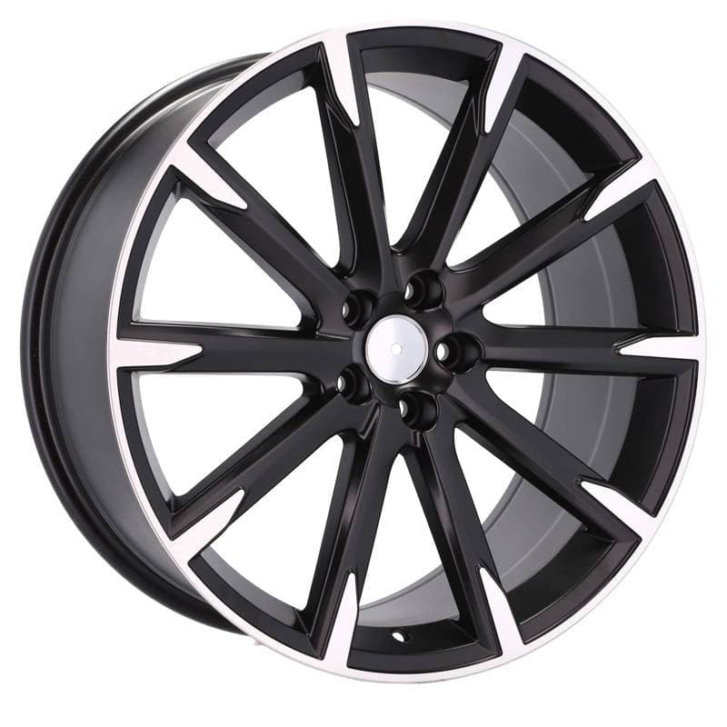 4 jantes 8.0 18 5x108 design volvo noir brillant