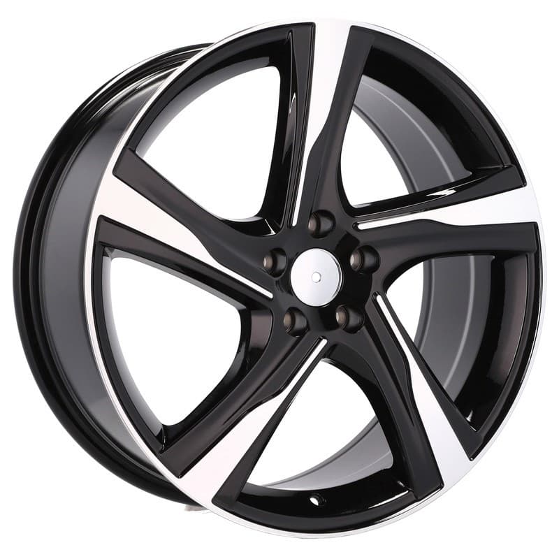 4 jantes 7.5 17 5x108 design volvo noir brillant