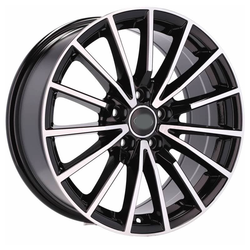 4 jantes 7.5 17 5x112 design audi noir brillant
