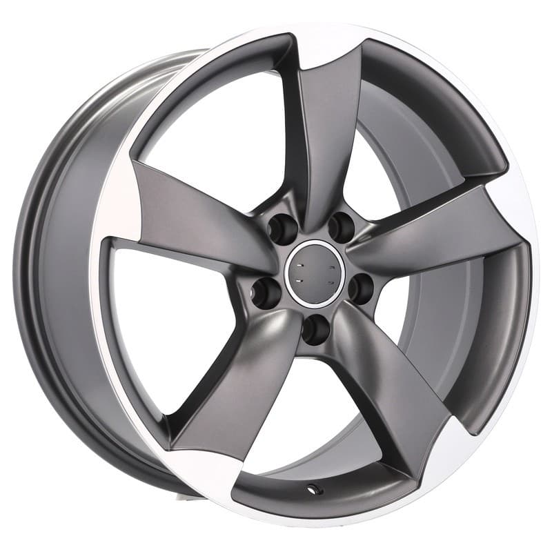 4 jantes 8.5 19 5x112 design audi gris mat
