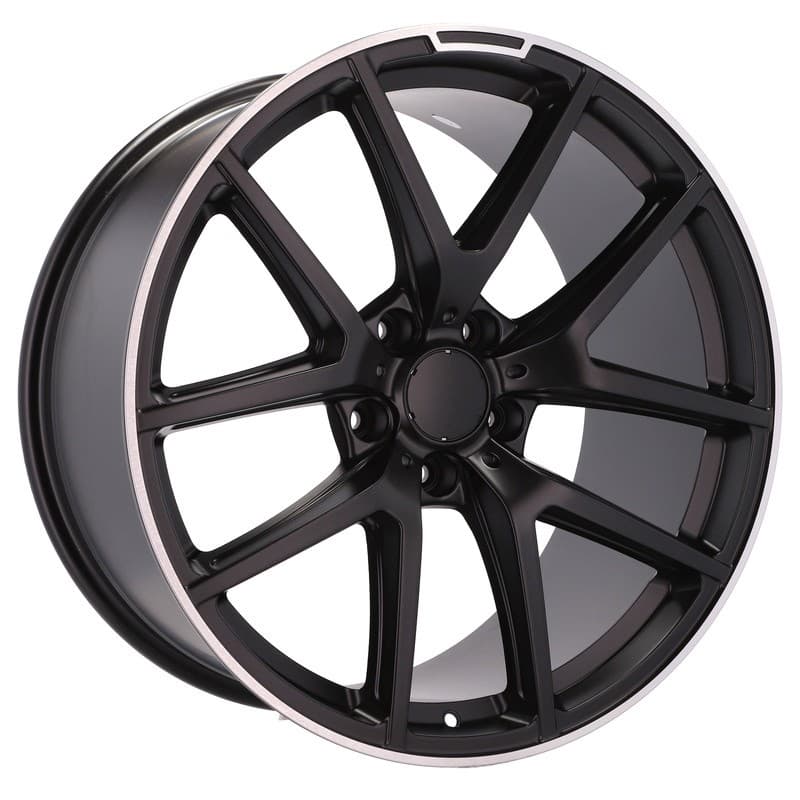 4 jantes 10.0 21 5x130 design mercedes noir mat