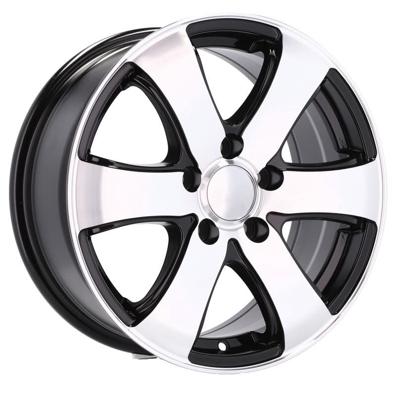 4 jantes 7.0 16 5x118 design opel noir brillant