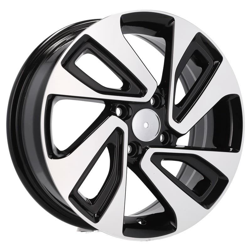 4 jantes 6.0 15 4x100 design kia noir brillant