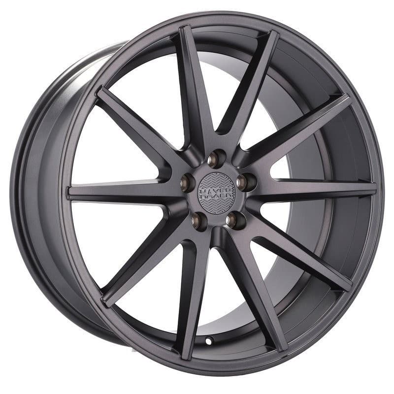 4 jantes 9.0 21 5x112 gris mat