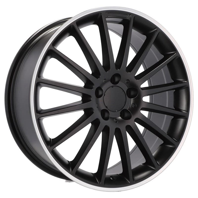 4 jantes 8.0 19 5x112 design mercedes noir mat