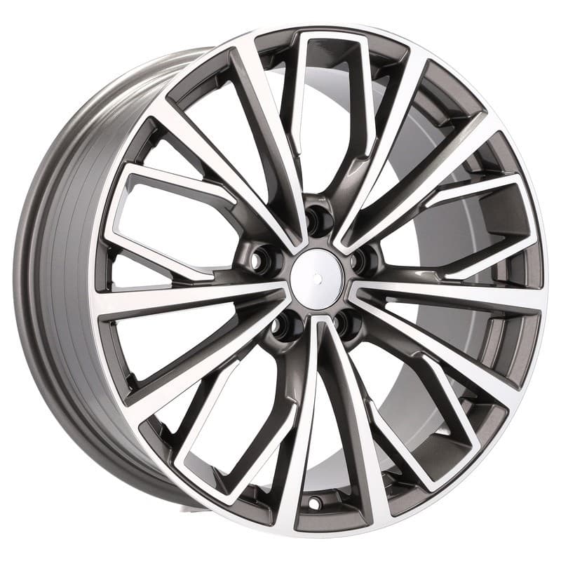 4 jantes 8.5 19 5x112 design audi gris brillant