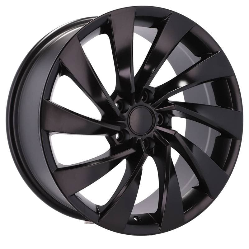 4 jantes 8.0 18 5x100 noir brillant