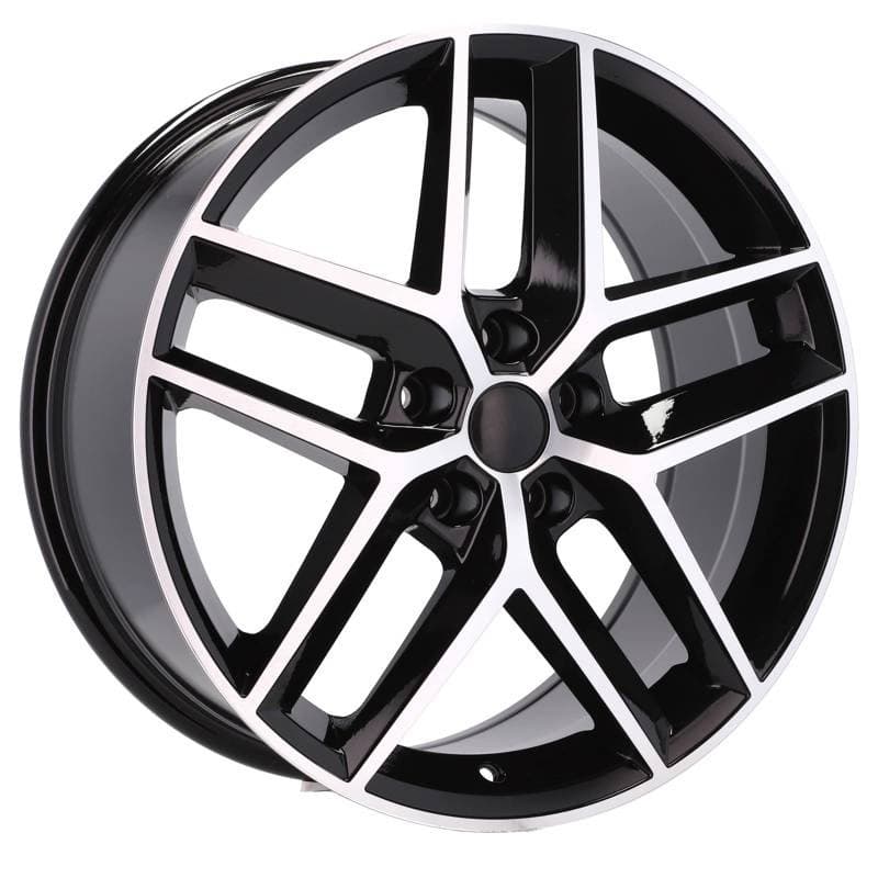 4 jantes 8.0 18 5x112 design seat noir brillant