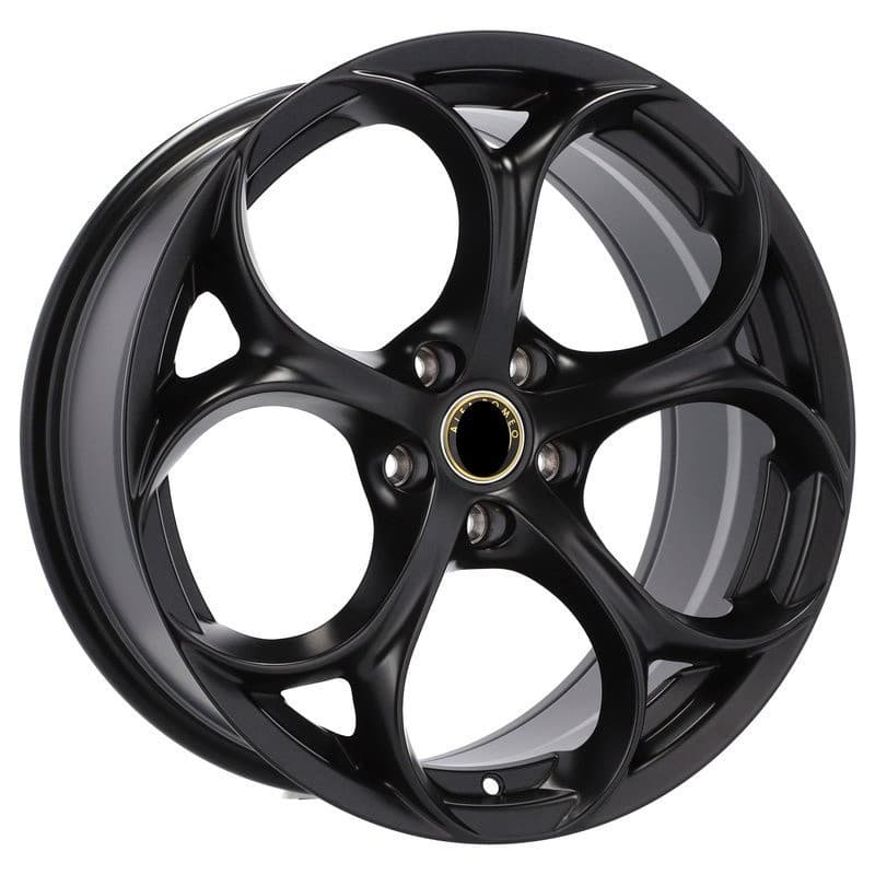 4 jantes 8.0 18 5x110 design alfa romeo noir mat