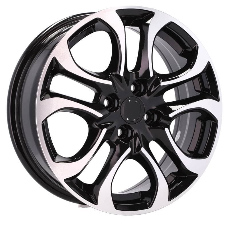 4 jantes 6.0 16 4x100 design mazda noir brillant