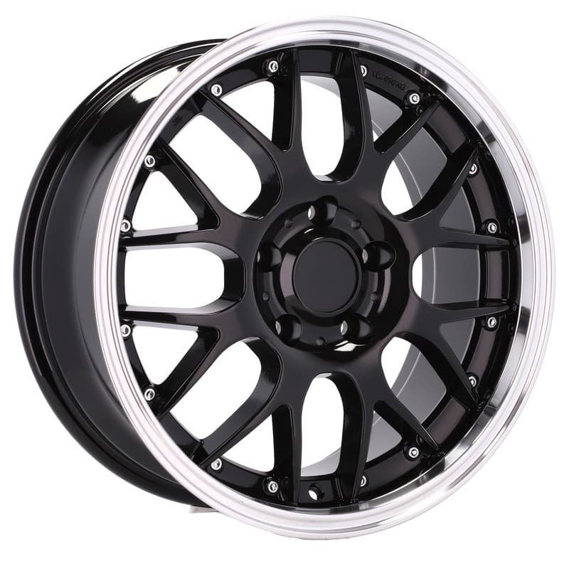 4 jantes 8.0 18 5x120 design bmw noir brillant