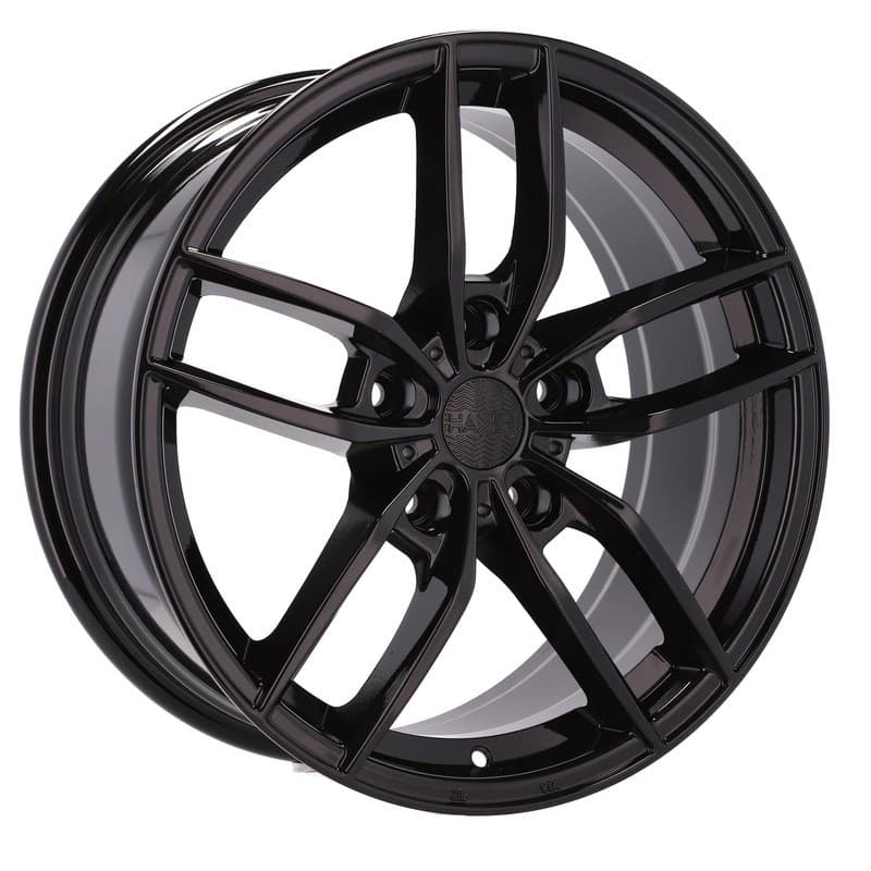 4 jantes 8.0 18 5x127 noir brillant
