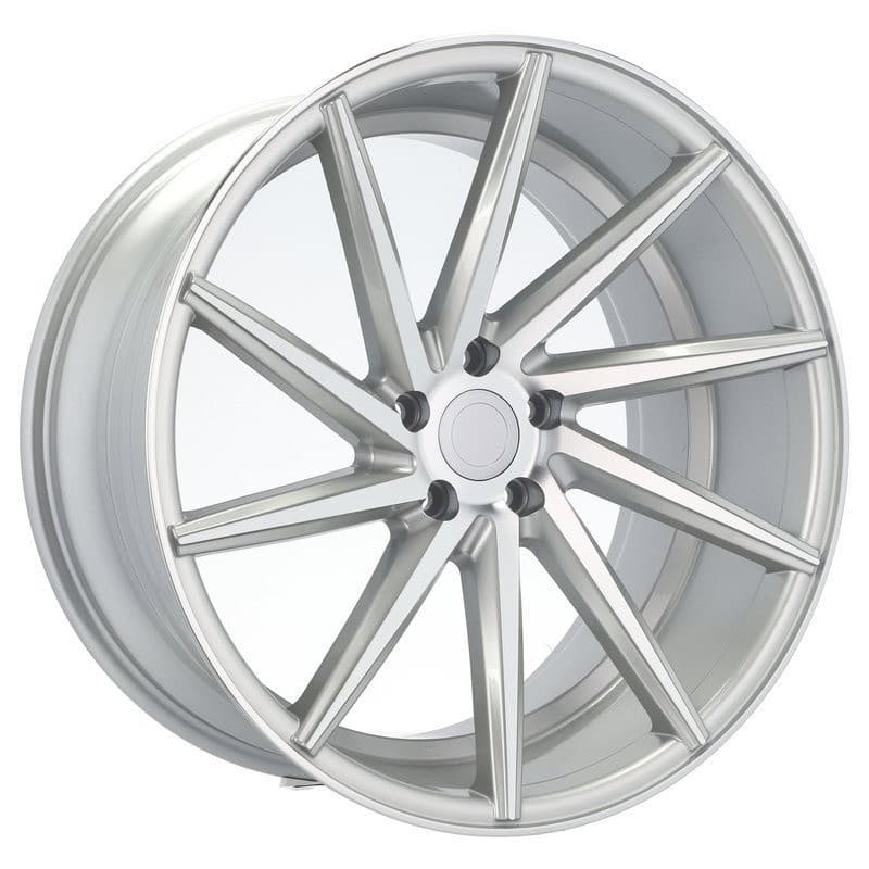 4 jantes 8.0 17 5x112 argent brillant