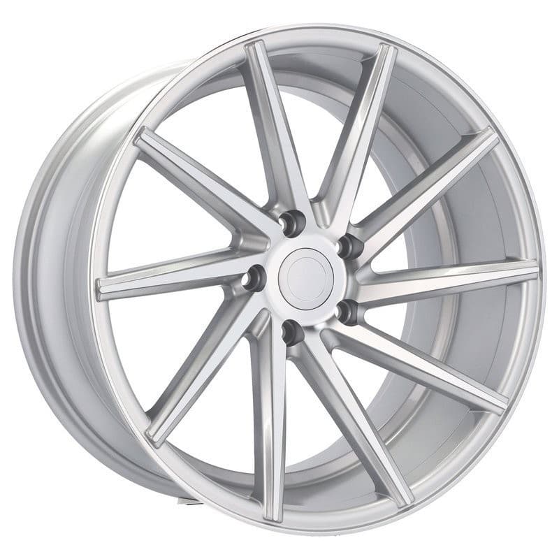 4 jantes 8.0 17 5x112 argent brillant