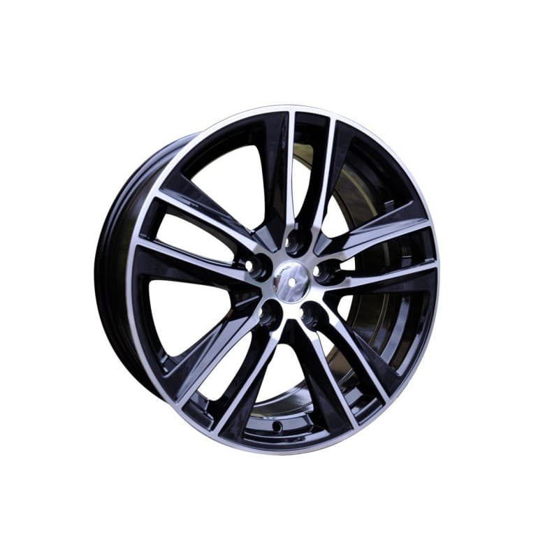 4 jantes 7.5 18 5x112 design seat noir brillant