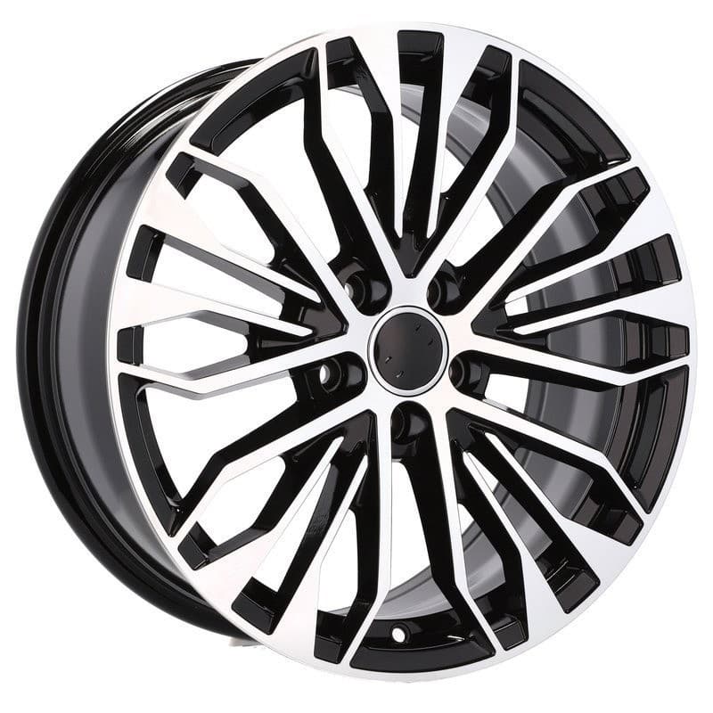 4 jantes 8.0 18 5x112 design audi noir brillant