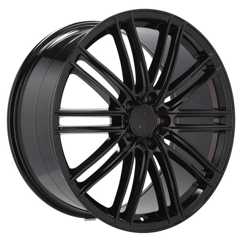 4 jantes 9.0 21 5x112 noir brillant