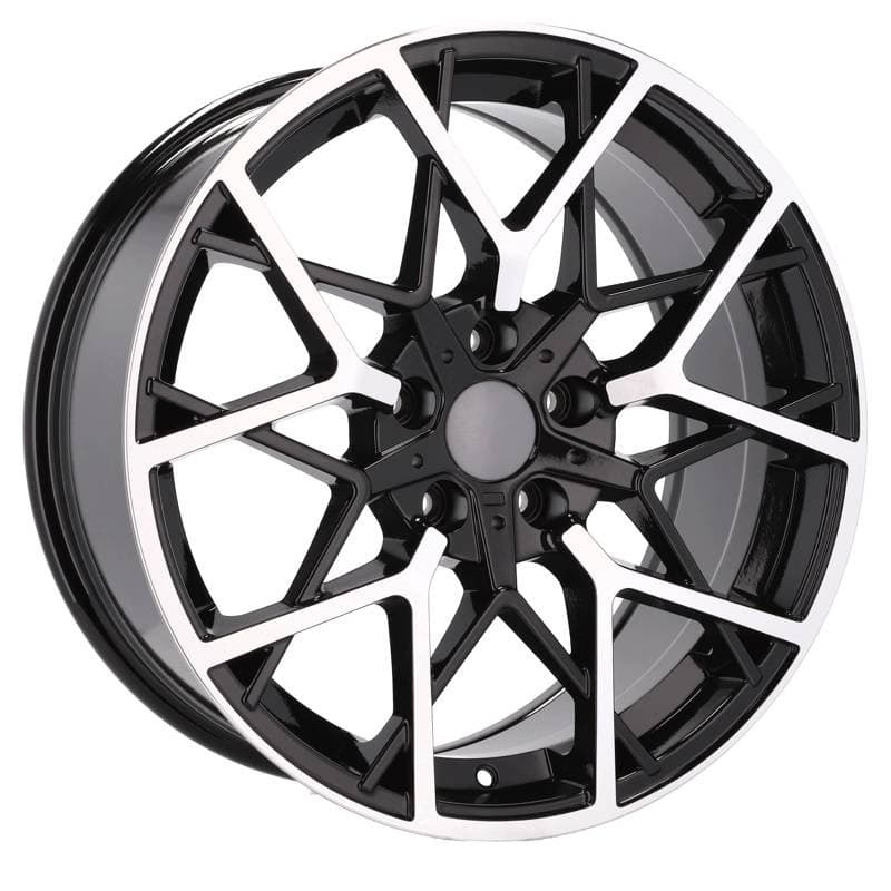 4 jantes 8.5 19 5x120 noir brillant