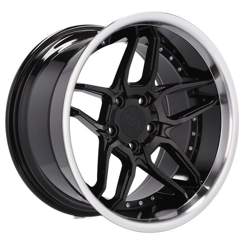 4 jantes 8.5 19 5x120 noir brillant