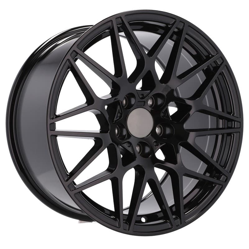 4 jantes 8.5 19 5x120 noir brillant
