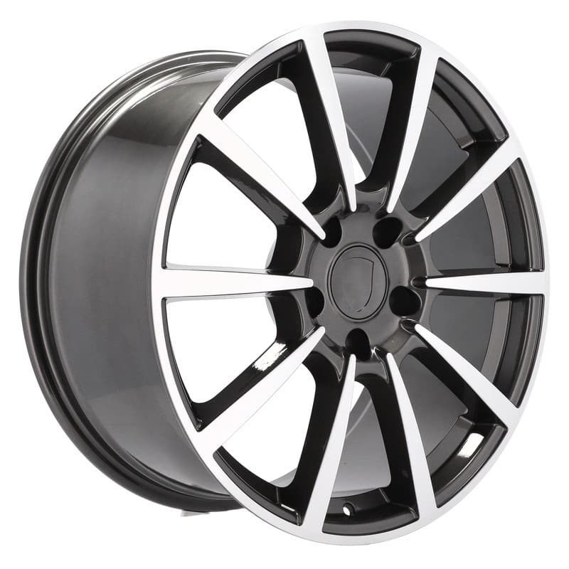 4 jantes 8.5 19 5x130 gris brillant