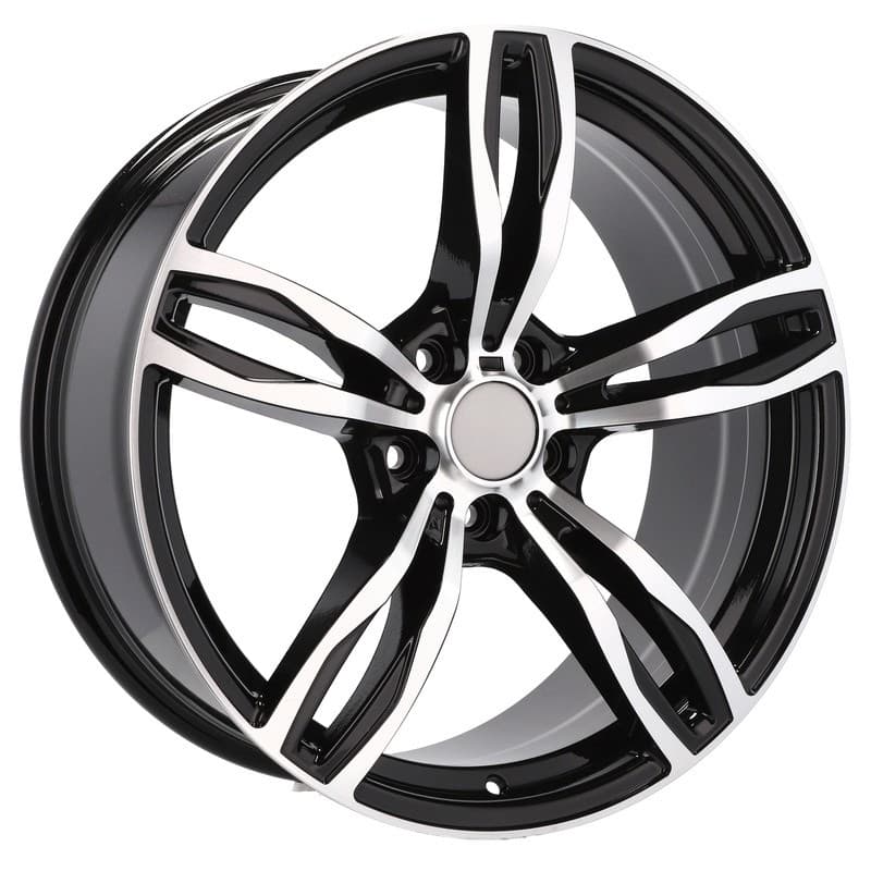 4 jantes 8.5 19 5x120 noir brillant