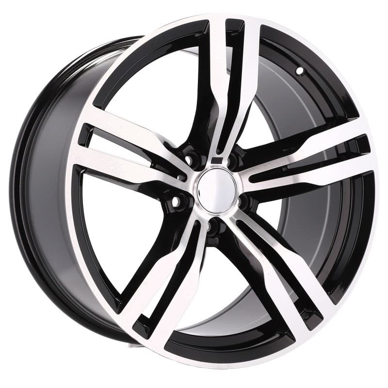 4 jantes 8.5 20 5x112 noir brillant
