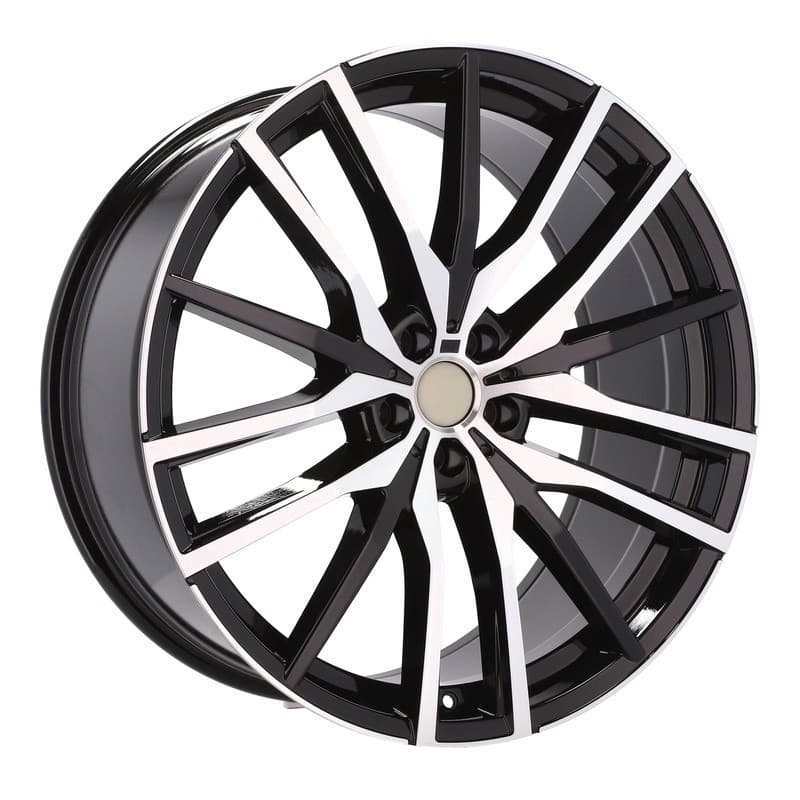 4 jantes 10.0 20 5x120 noir brillant