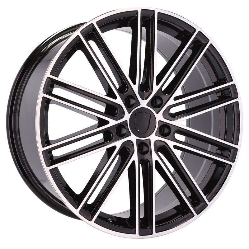 4 jantes 9.5 20 5x130 noir brillant