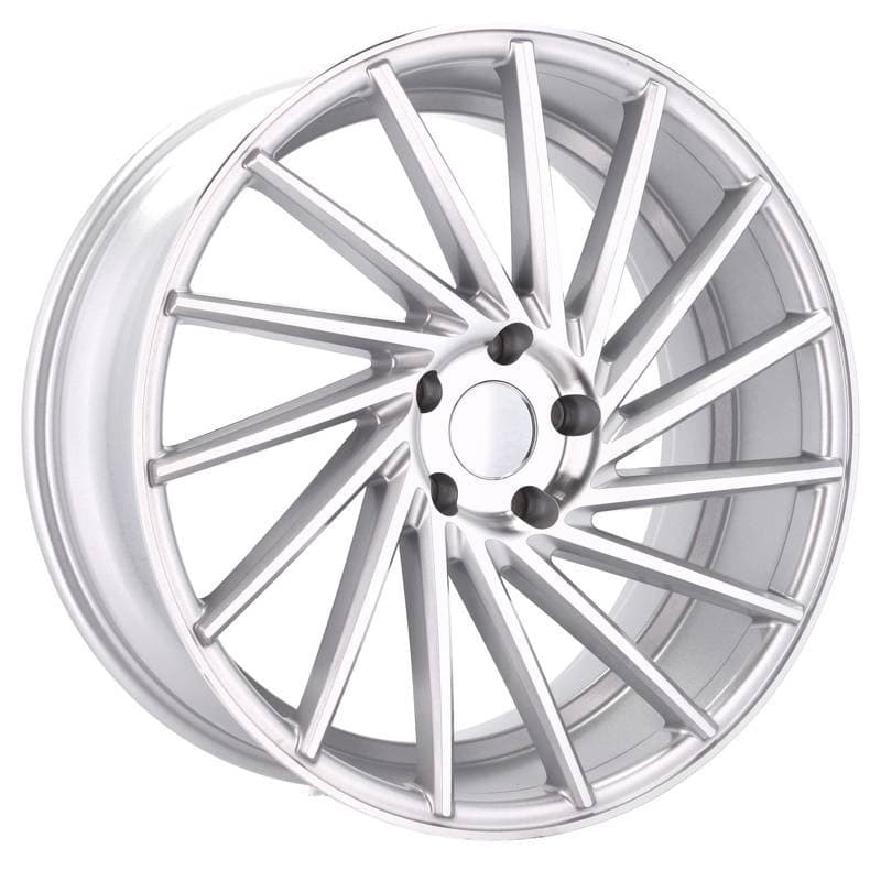4 jantes 8.5 20 5x120 argent brillant