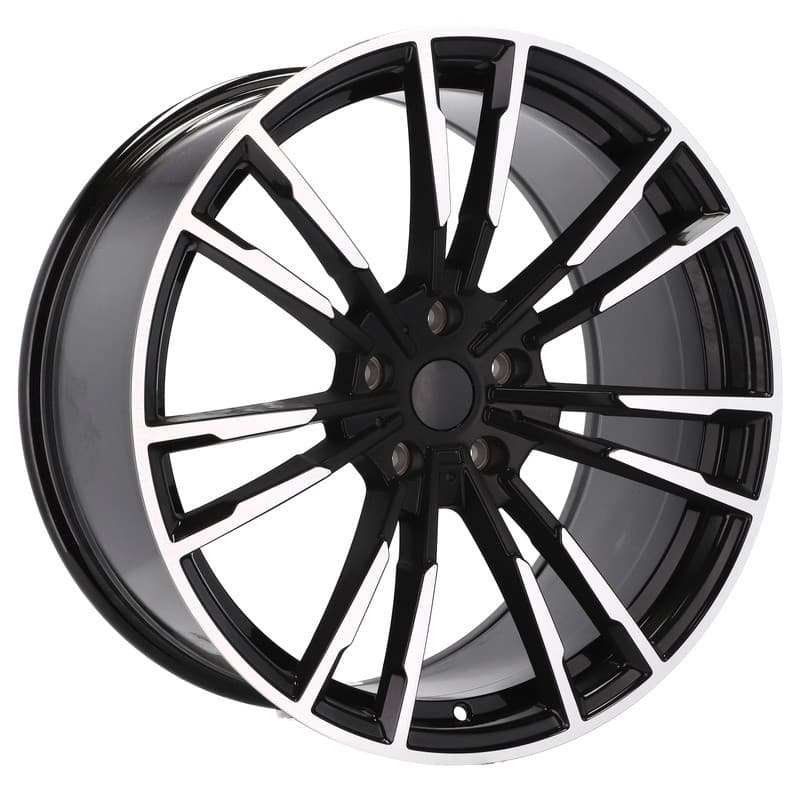 4 jantes 8.0 20 5x112 noir brillant