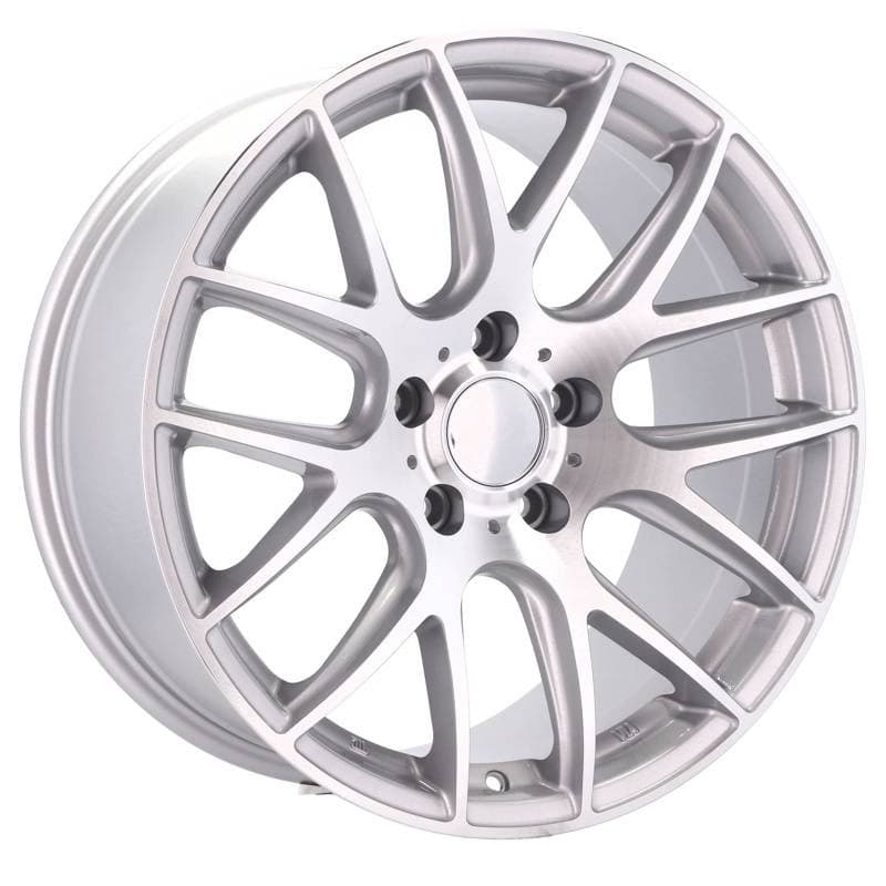 4 jantes 8.5 19 5x120 argent brillant
