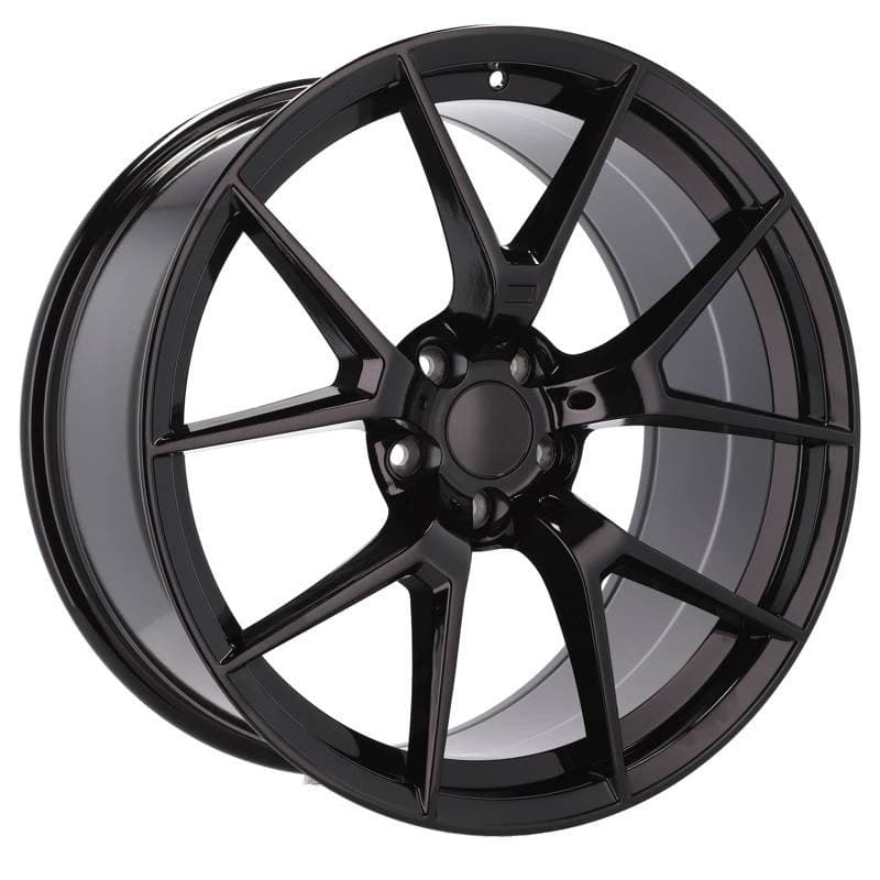 4 jantes 8.5 20 5x120 design bmw noir brillant