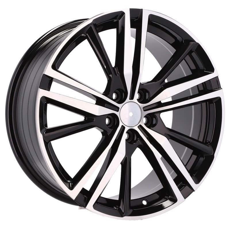 4 jantes 8.0 18 5x108 design volvo noir brillant