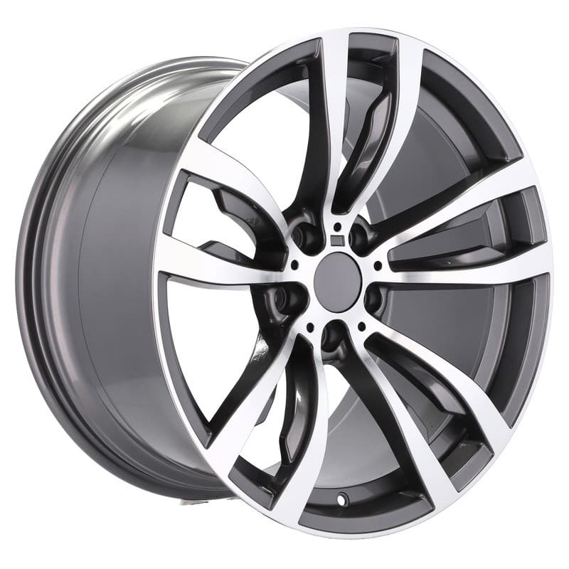 4 jantes 10.0 20 5x120 design bmw gris brillant