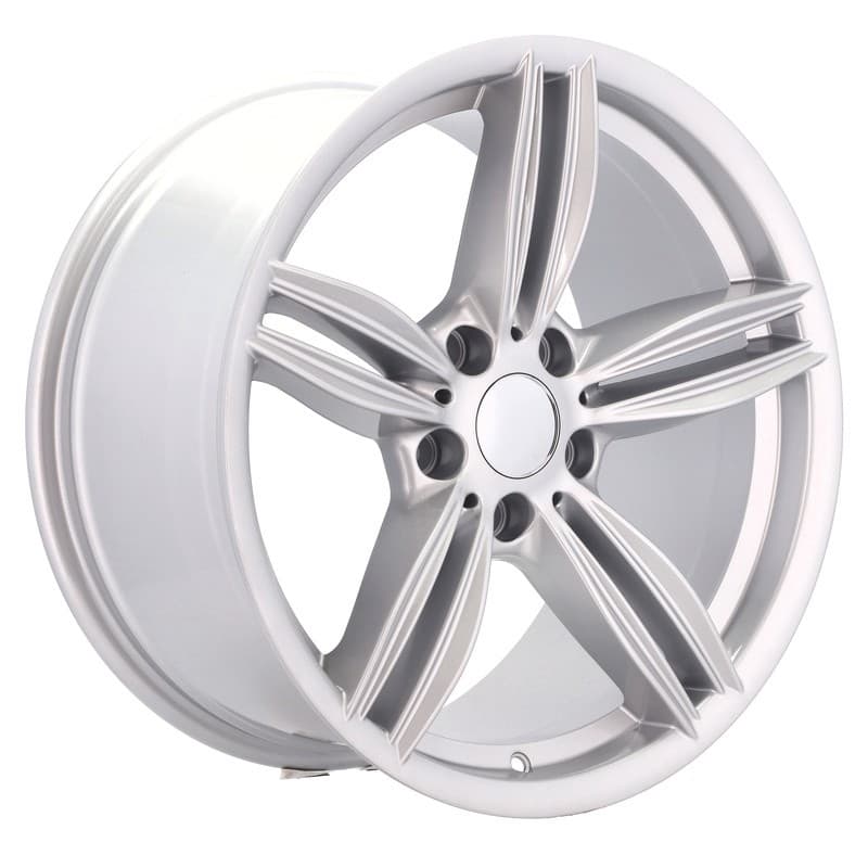4 jantes 9.0 18 5x120 design bmw argent brillant