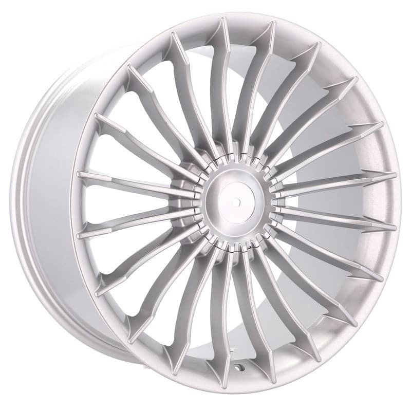 4 jantes 8.5 19 5x120 argent brillant