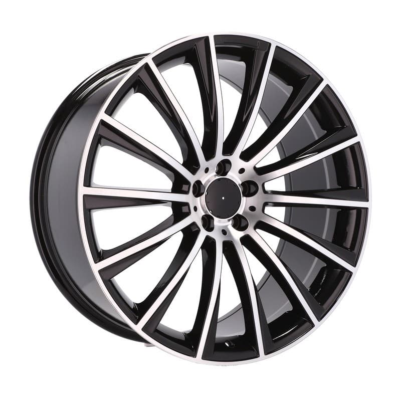 4 jantes 8.5 21 5x112 noir brillant