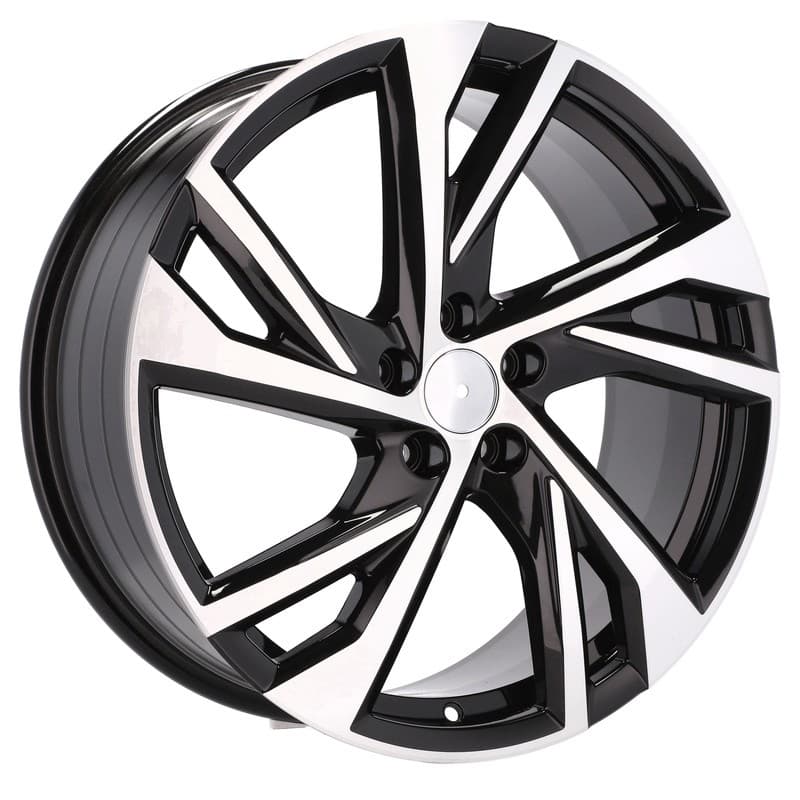 4 jantes 8.0 18 5x108 design volvo noir brillant