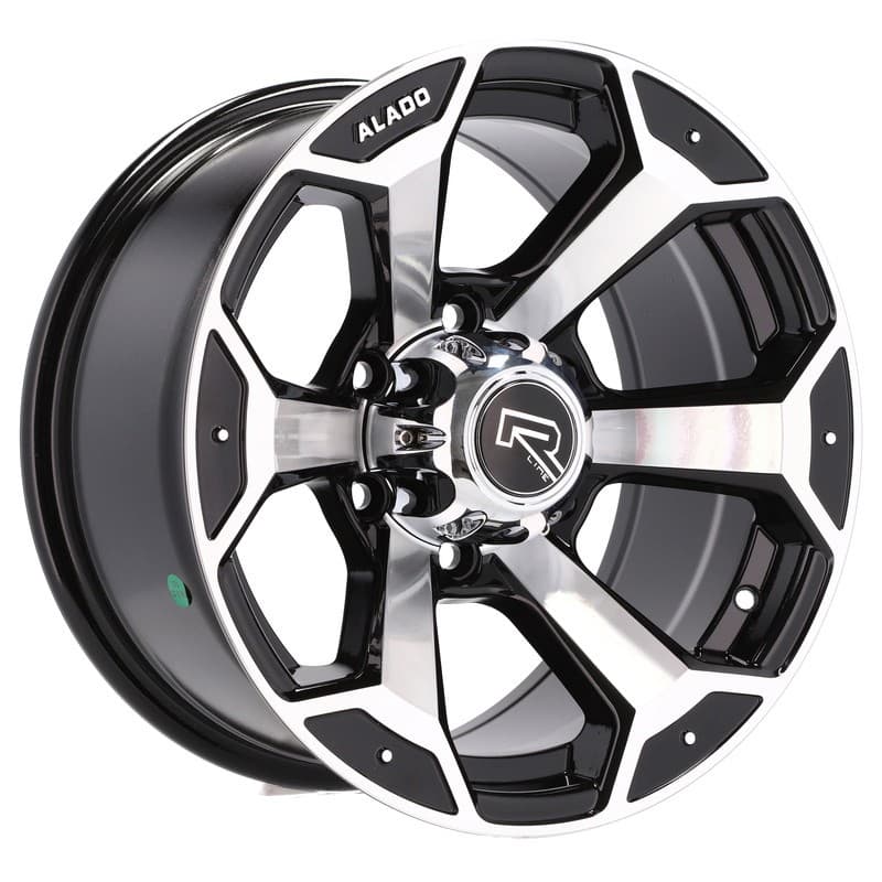 4 jantes 8.0 16 5x139.7 noir brillant