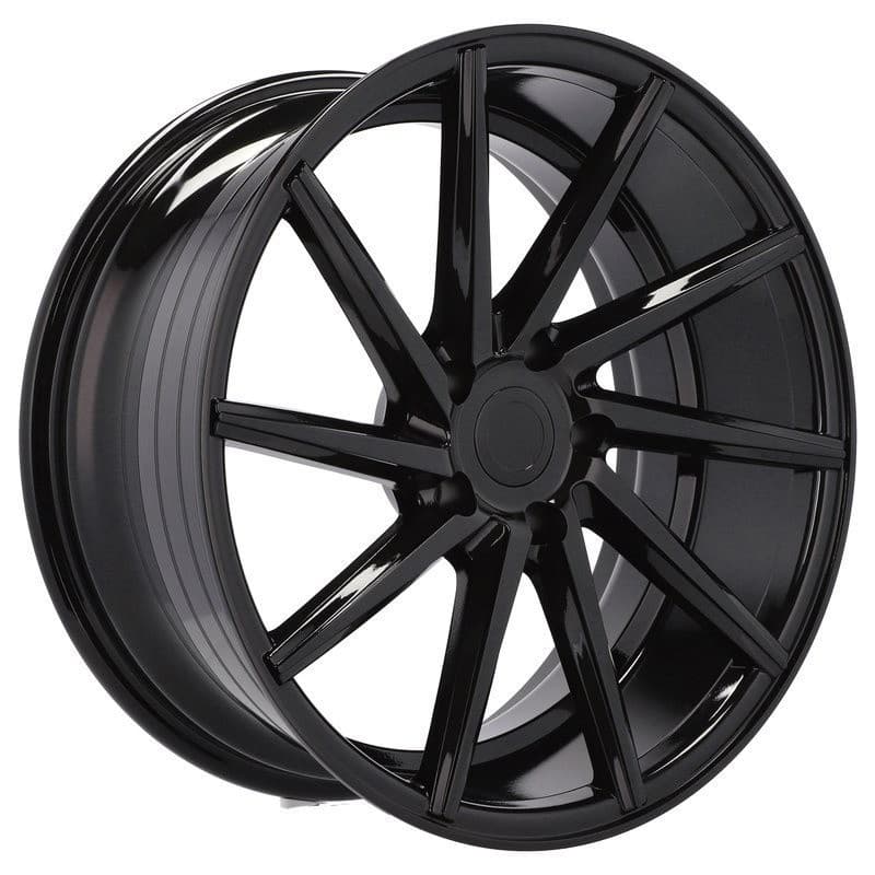 4 jantes 8.0 18 5x114.3 noir brillant