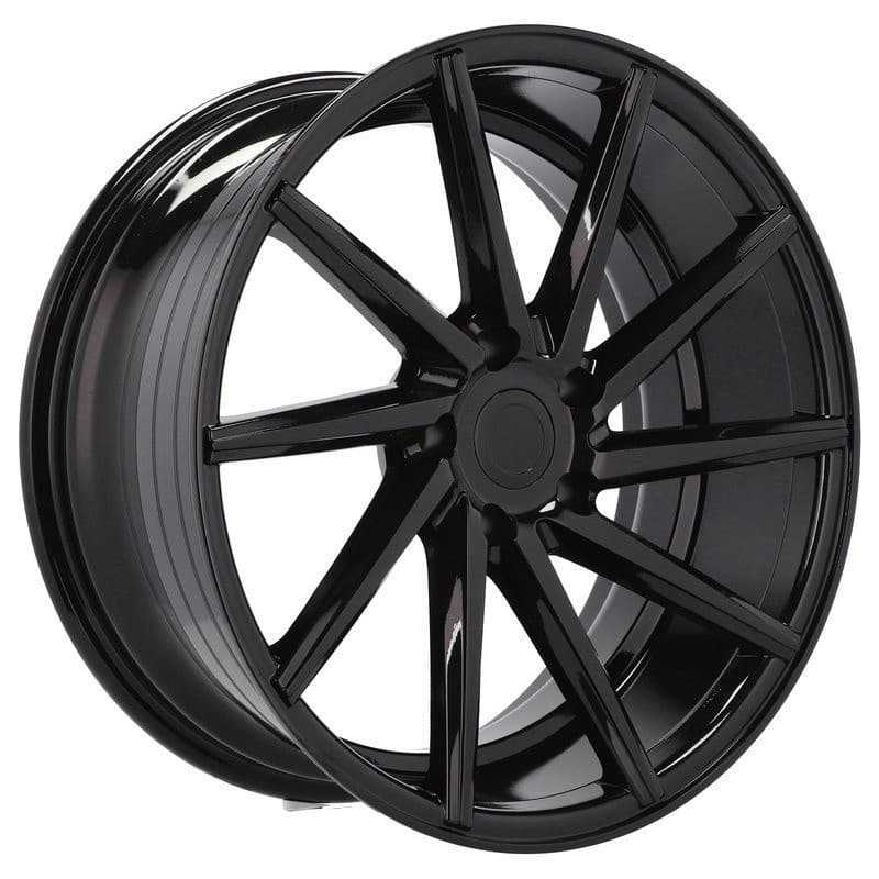 4 jantes 8.0 18 5x114.3 noir brillant