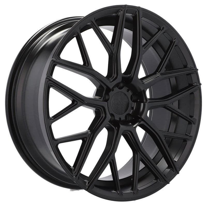 4 jantes 9.0 22 5x112 noir mat