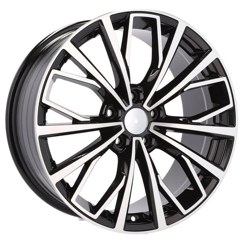4 jantes 8.0 18 5x112 design audi noir brillant