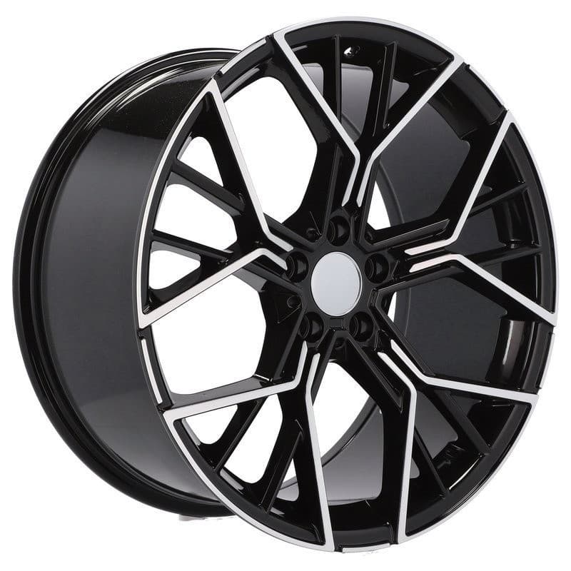 4 jantes 8.5 19 5x120 noir brillant