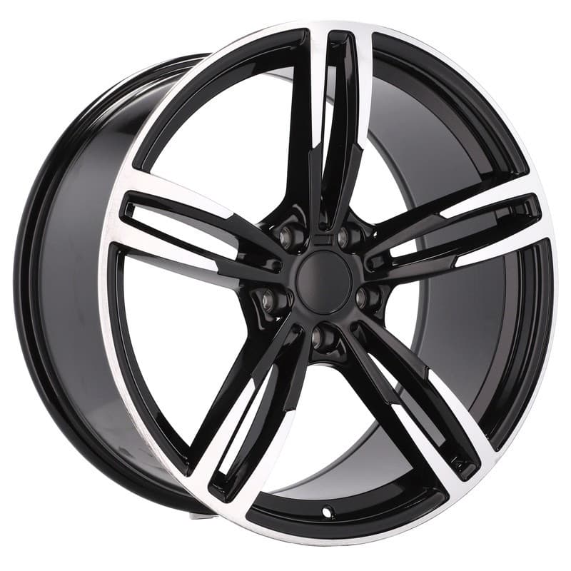 4 jantes 8.0 18 5x112 design bmw noir brillant