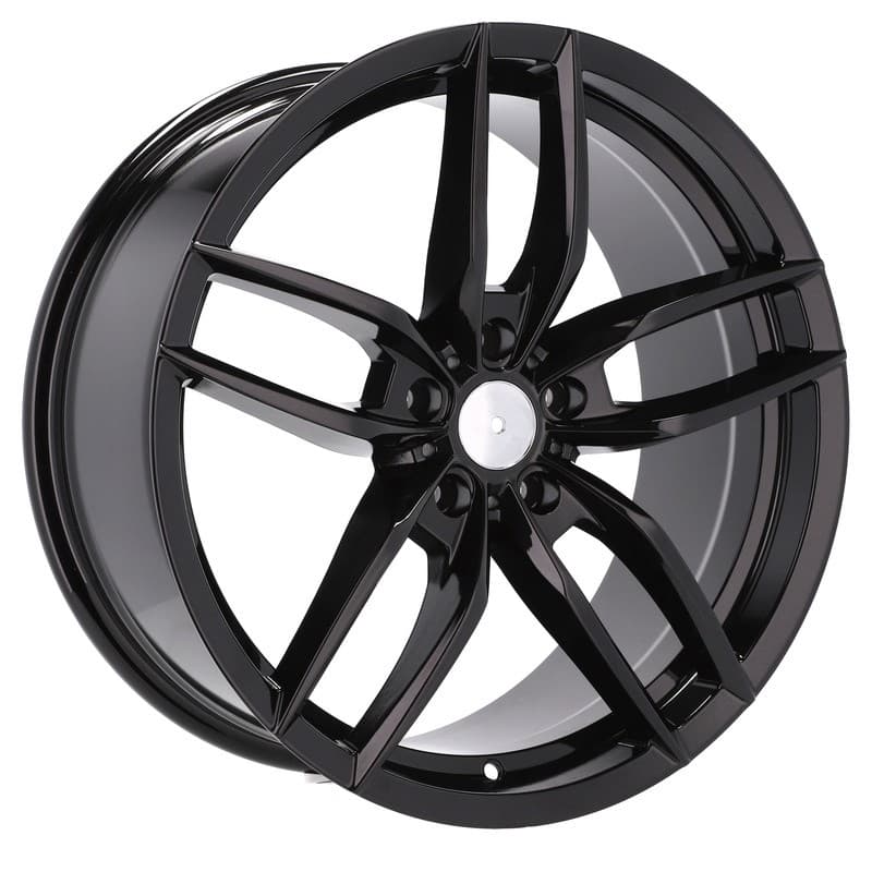 4 jantes 8.5 19 5x114.3 noir brillant