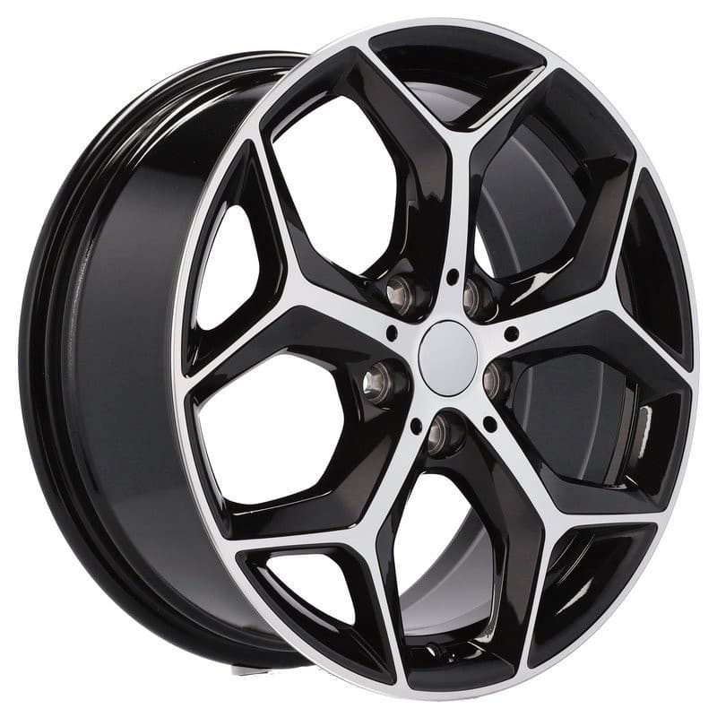 4 jantes 7.5 18 5x112 design bmw noir brillant