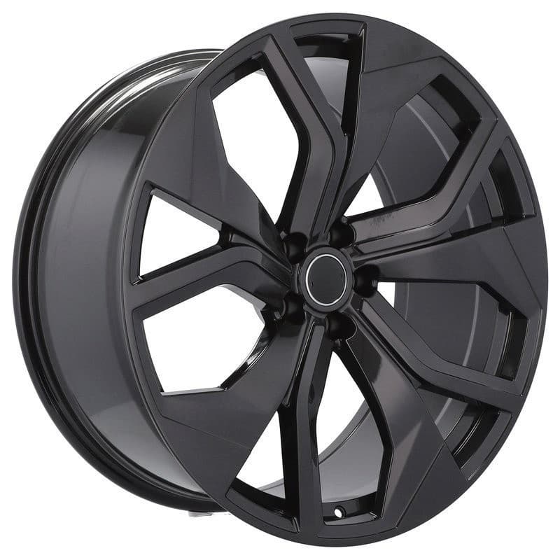 4 jantes 10.0 22 5x112 design audi noir brillant